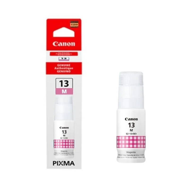 BOTELLA DE TINTA CANON (#13) GI-13 PARA PIXMA G610 PHOTO MAGENTA(4669C001AA).webp