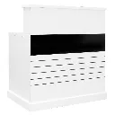 COUNTER DE RECEPCIÓN STARKEN EN MDF 1.0M WHITE (YF-810) (BLACK).webp