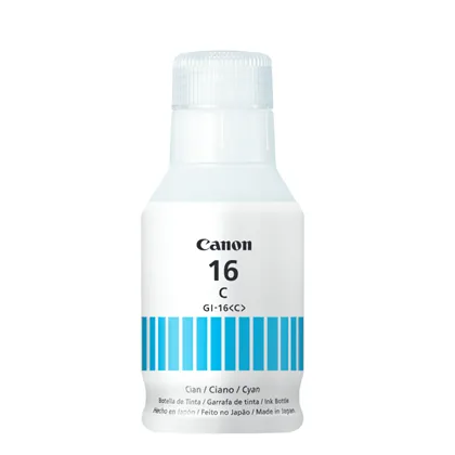 TINTA CANON ORIGINAL G1-16 CYAN (AZUL) 132ML