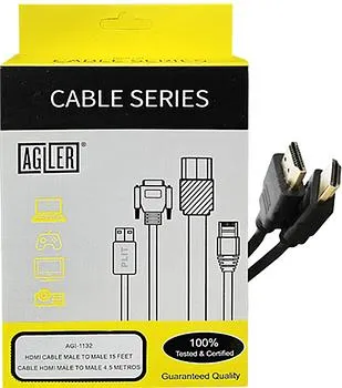 [AGI-1132] CABLE HDMI AGILER 15 PIES 19 PIN AGI-1132