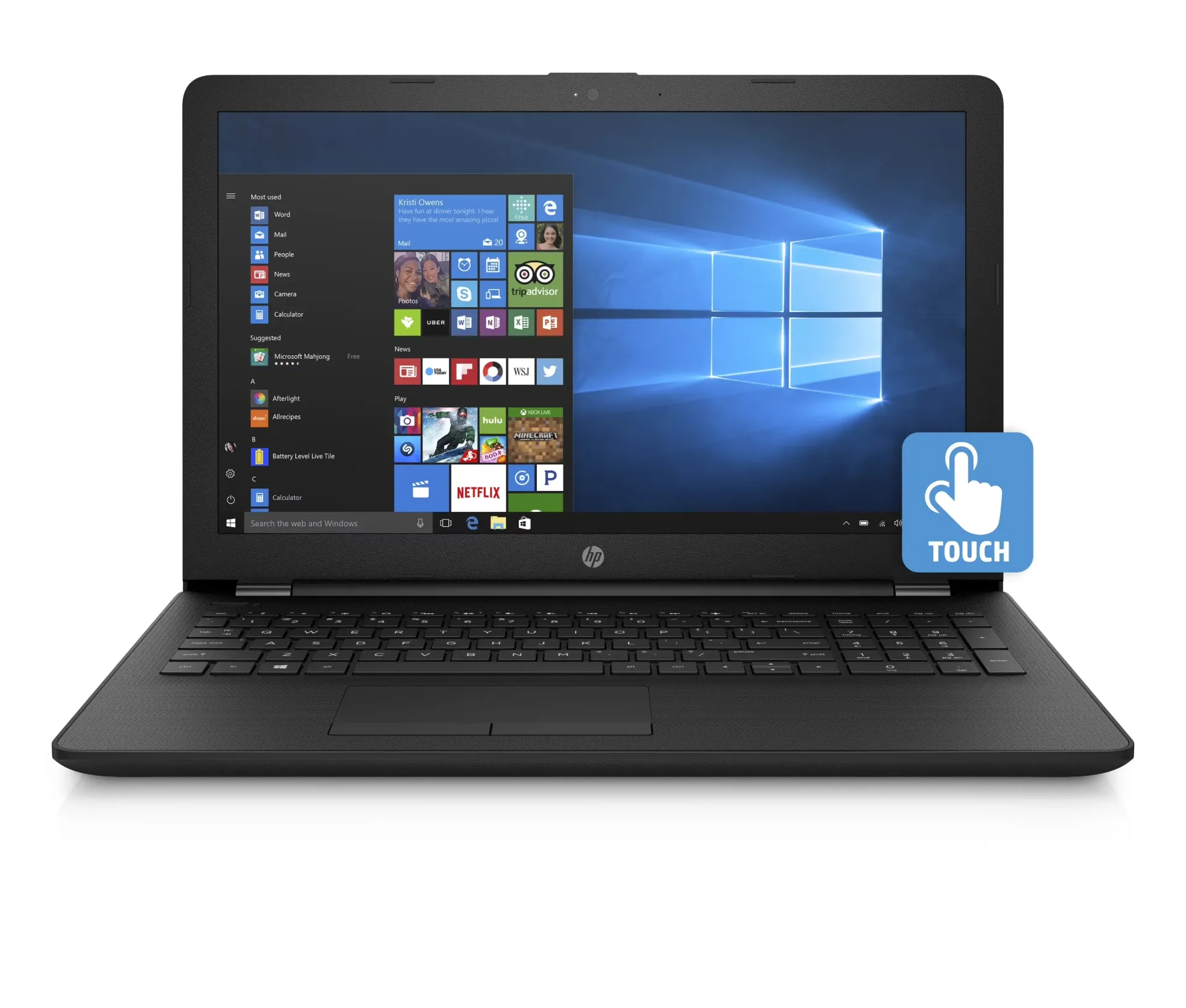 LAPTOP HP-15-BS289 P QUAD CORE N5000 2.7GHZ/4GB DDR4, TOUCH