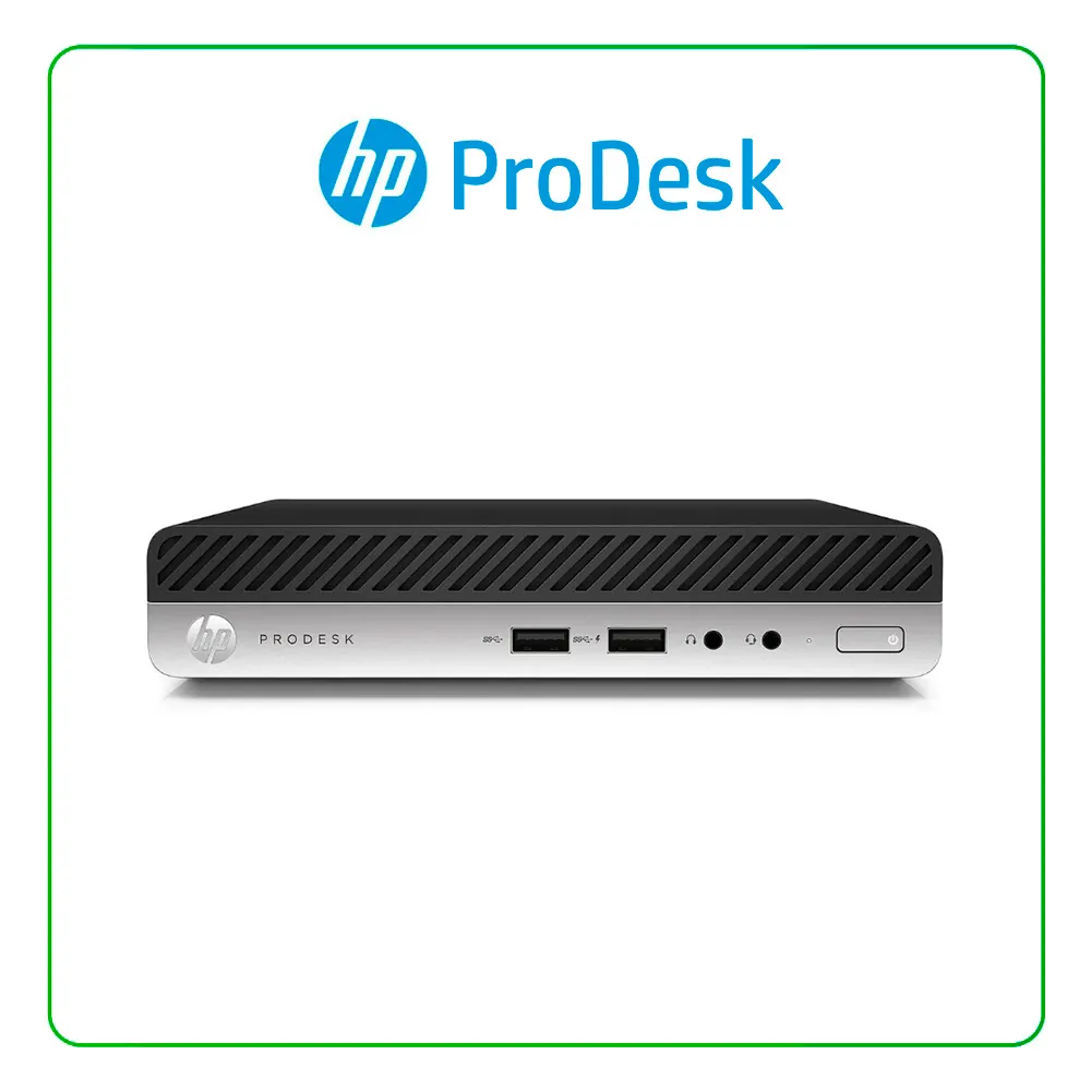 [1005731] CPU HP PRODESK 400 G4 MINI I5-8TH 8GB 128GB A+ (Garantía de 60 días en piezas y servicios; no aplica por daños físicos, humedad o Power Supply.)