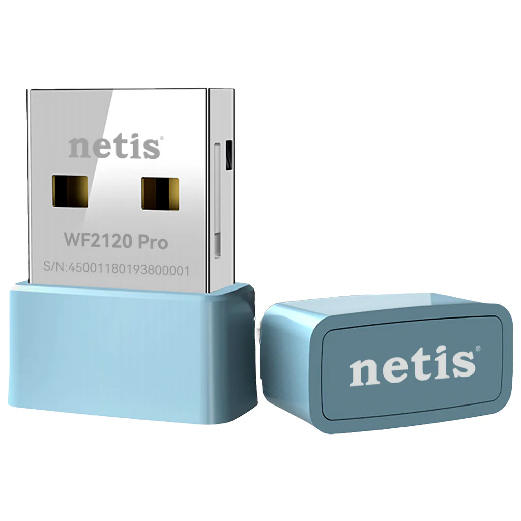 [6972012673760] ADAPTADOR DE RED USB NETIS 150MBPS WF2120 PRO