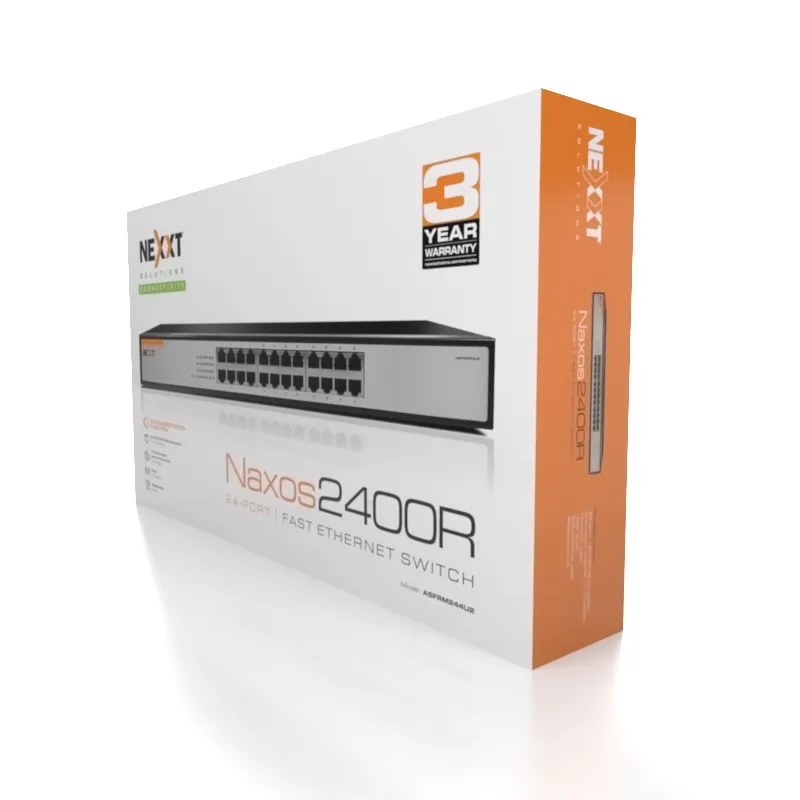 [ASFRM244U2] CONMUTADOR NO ADMINISTRADO PARA ETHERNET DE 24 PUERTOS NAXOS2400R