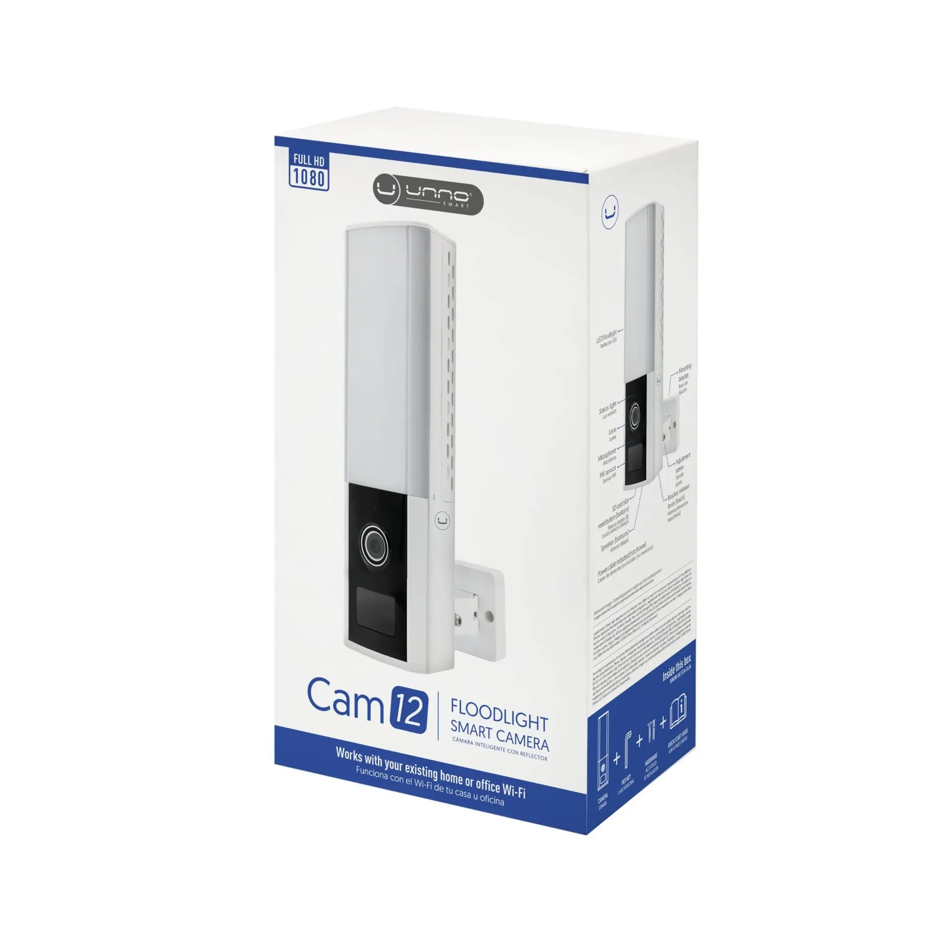 [CM1412WT] CAMARA UNNO EXTERIOR WIFI INTELIGENTE CAM12