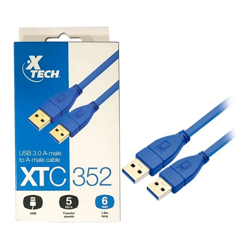[XTC-352] CABLE USB 3.0 A MACHO A MACHO