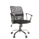 SILLA EJECUTIVA DE ESCRITORIO NEGRA XTF-MC117