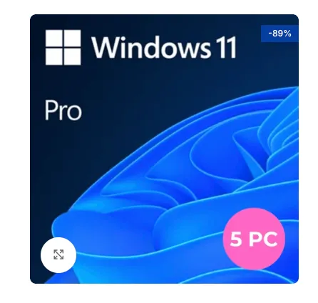 [w11pro] Windows 11 Pro 5 Dispositivos