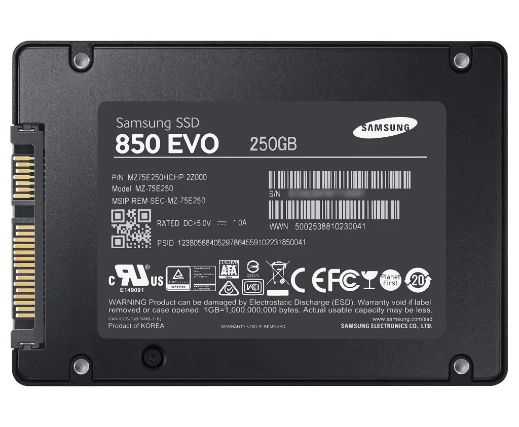 [1007267] Disco Samsung 850 EVO 250GB 2.5-Inch SATA III Internal SSD