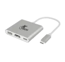 ADAPTADOR MULTIPUERTO USB TIPO C 3-EN-1