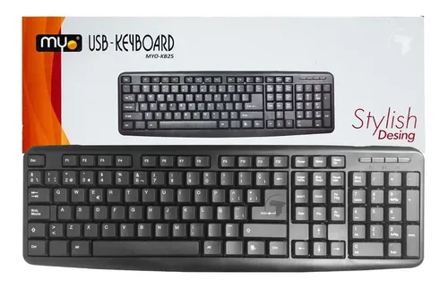 [MYO-KB25] TECLADO MYO-KB25, USB, ESPAÑOL - NEGRO