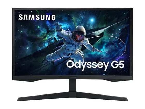 Monitor samsung 27 pulgadas gaming odyssey curvo qhd 144 hz 1 ms