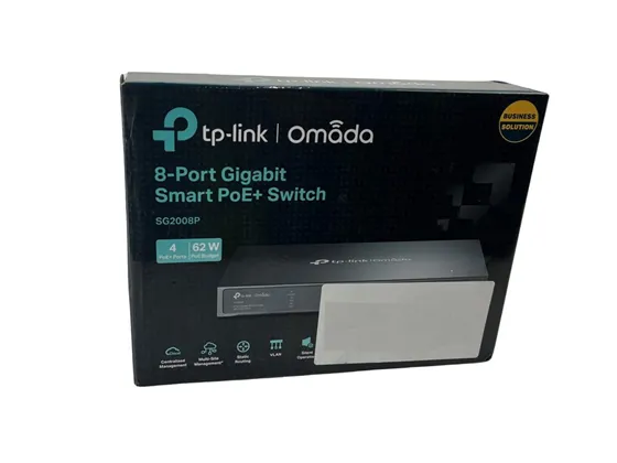 Switch TP-Link Omada SG2008P 8 Puertos Gigabit con 4 PoE+